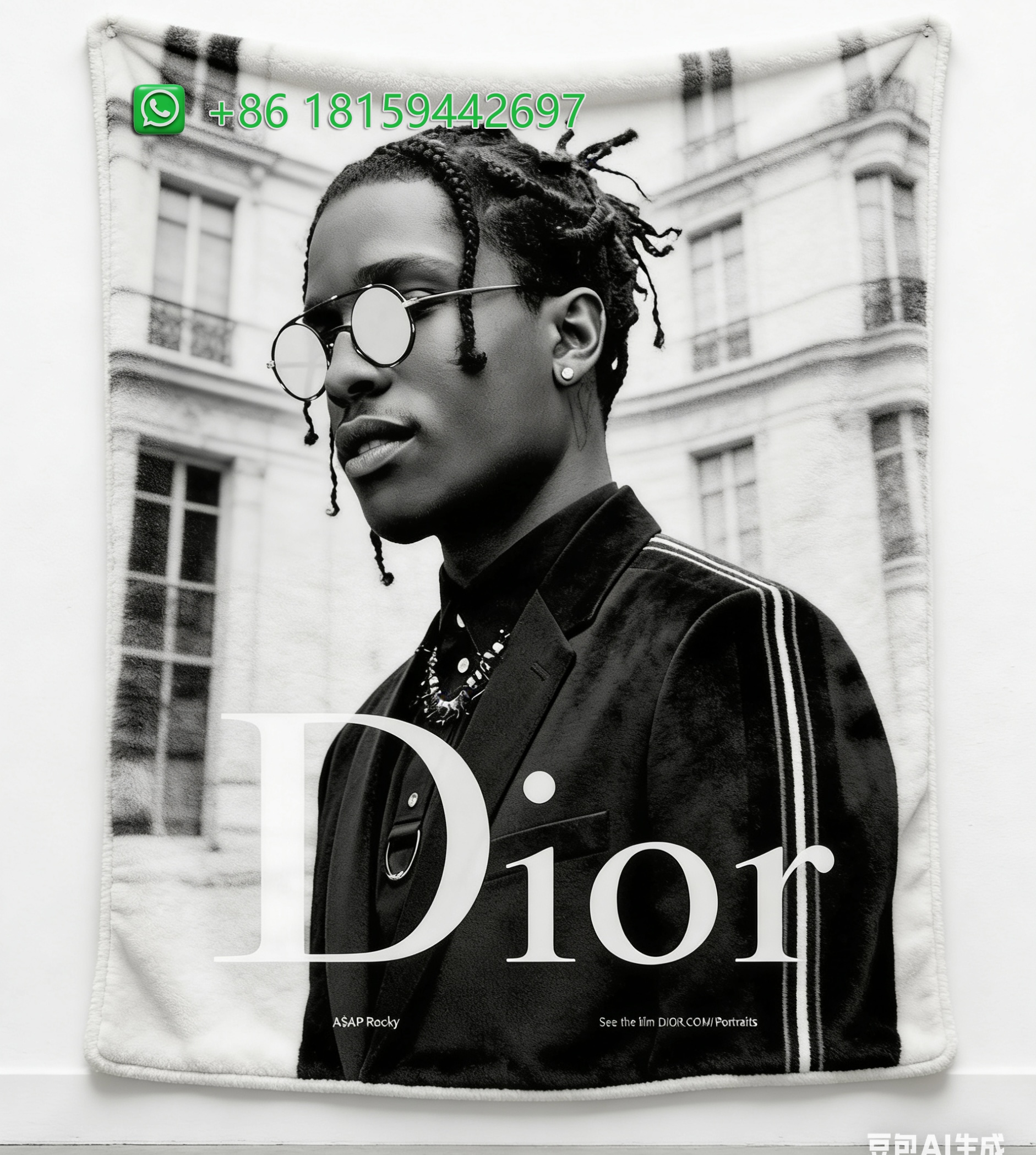 Dior Throw Blankets